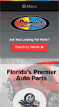 Mobile Screenshot of premierautopartsfl.com